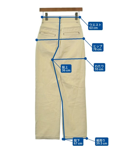 room306 CONTEMPORARY（ルームサンマルロクコンテンポラリー）デニムパンツ 白 サイズ:S レディース/2200639433059