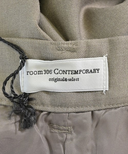 room306 CONTEMPORARY（ルームサンマルロクコンテンポラリー）スラックス 茶 サイズ:M レディース/2200621259049