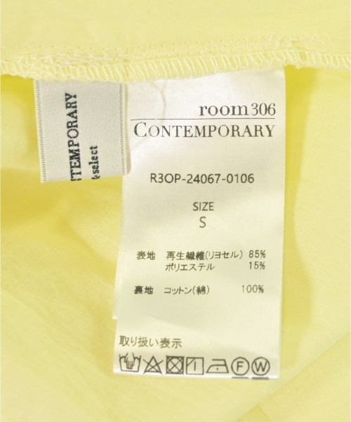 room306 CONTEMPORARY（ルームサンマルロクコンテンポラリー）ワンピース 黄 サイズ:S レディース/2200672037061