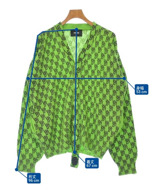 We11done（ウェルダン）カーディガン 緑 サイズ:S メンズ/2200616157046