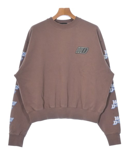 We11done(ウェルダン)スウェット 茶 サイズ:XS/2200672990076