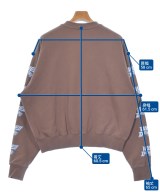 We11done（ウェルダン）スウェット 茶 サイズ:XS メンズ/2200672990076