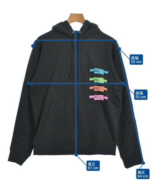 We11done（ウェルダン）パーカー 黒 サイズ:M メンズ/2200677386041