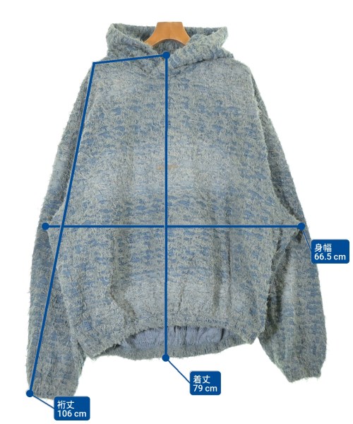 We11done（ウェルダン）パーカー 紺 サイズ:L メンズ/2200640660024