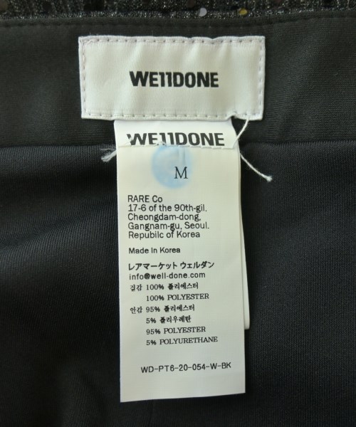 We11done（ウェルダン）ショートパンツ 黒 サイズ:M レディース/2200715915608