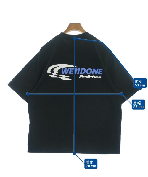 We11done（ウェルダン）Tシャツ・カットソー 黒 サイズ:S メンズ/2200649611058