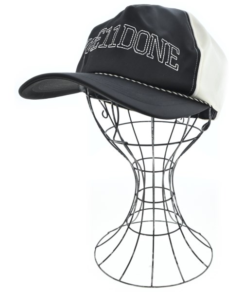 We11done(ウェルダン)キャップ 黒 サイズ:ONE/2200654270356