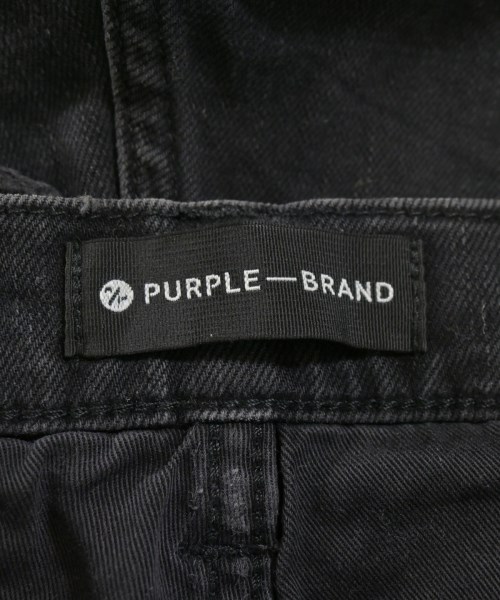 PURPLE BRAND（パープルブランド）デニムパンツ 黒 サイズ:33(L位) メンズ/2200726128028