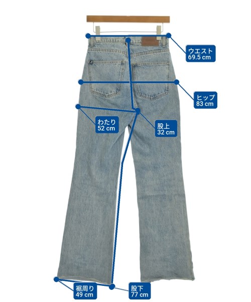 d'zzit（ディジット）デニムパンツ 青 サイズ:XS レディース/2200716087083
