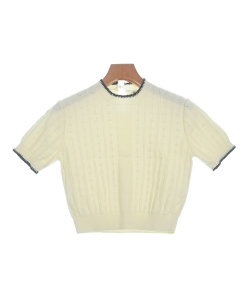 d'zzit(ディジット)ニット・セーター 白 サイズ:XS/2200650596030