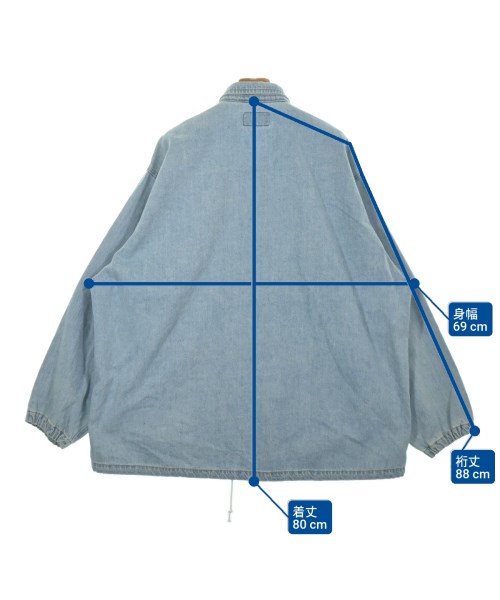 KEBOZ（ケボズ）ブルゾン 青 サイズ:L メンズ/2200610253010