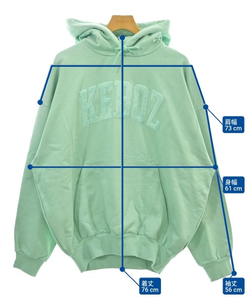 KEBOZ（ケボズ）パーカー 緑 サイズ:M メンズ/2200610253041