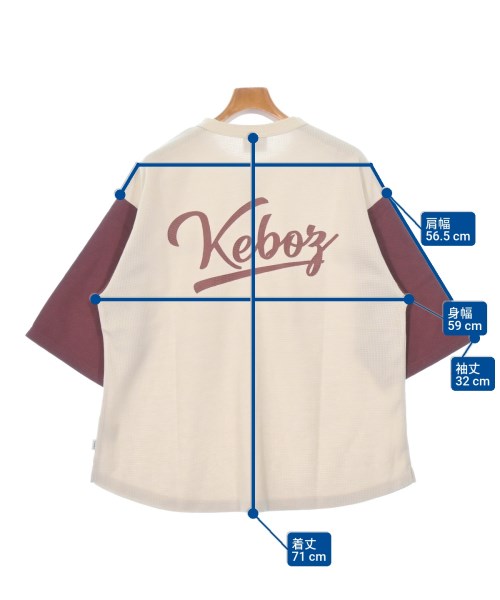 KEBOZ（ケボズ）Tシャツ・カットソー ベージュ サイズ:M メンズ/2200673351067