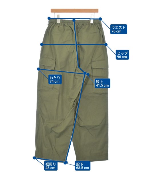 KEBOZ（ケボズ）カーゴパンツ カーキ サイズ:L メンズ/2200657822088