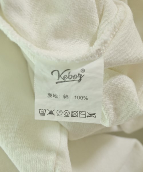KEBOZ（ケボズ）Tシャツ・カットソー 白 サイズ:M メンズ/2200709648093