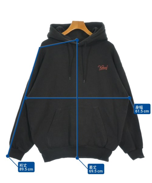 KEBOZ（ケボズ）パーカー 黒 サイズ:M メンズ/2200663589012