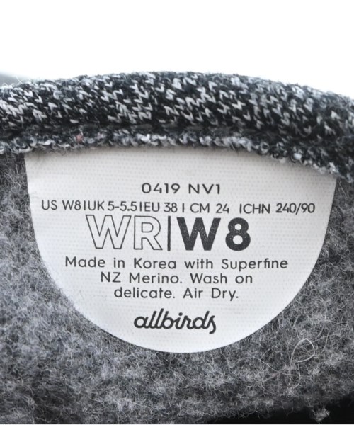 allbirds（オールバーズ）スニーカー グレー サイズ:8(25cm位) レディース/2200698393011