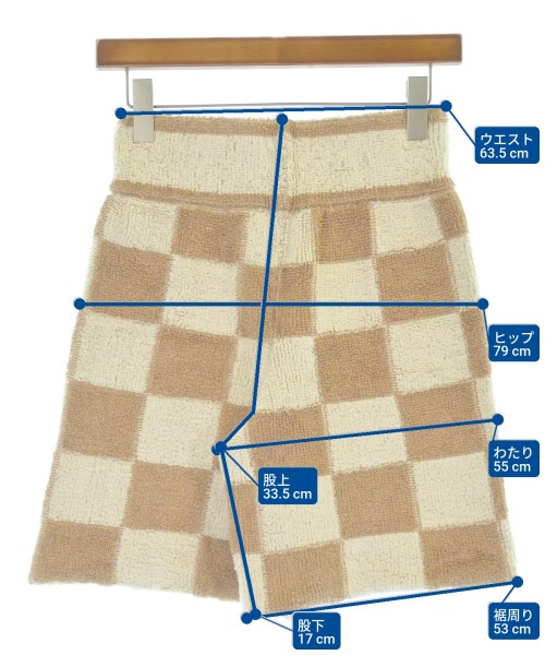 GIUGIU（ジュウジュウ）ショートパンツ ベージュ サイズ:S レディース/2200631194996