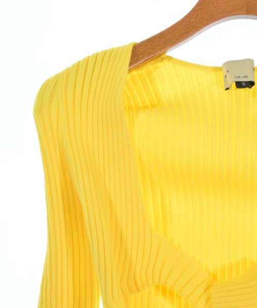 GIUGIU（ジュウジュウ）カーディガン 黄 サイズ:S レディース/2200631208198