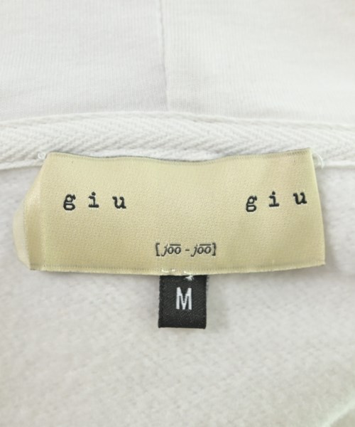 GIUGIU（ジュウジュウ）パーカー 白 サイズ:M レディース/2200620435024