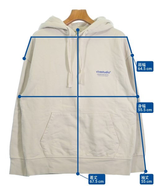 VIVASTUDIO（ビバスタジオ）パーカー ベージュ サイズ:M メンズ/2200617068037