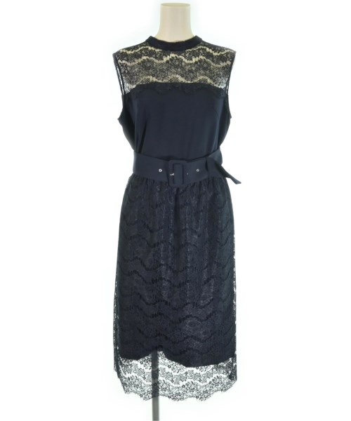 Rire Fete(リルフェテ)ワンピース 紺 サイズ:9(M位)/2200645467017