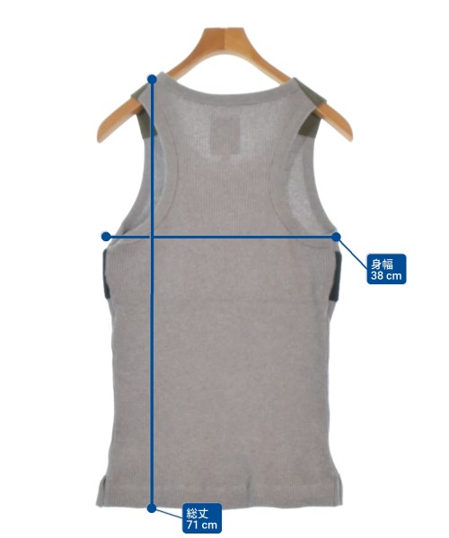 GR-UNIFORMA（ジーアールユニフォーマ）タンクトップ グレー サイズ:XS メンズ/2200665656743