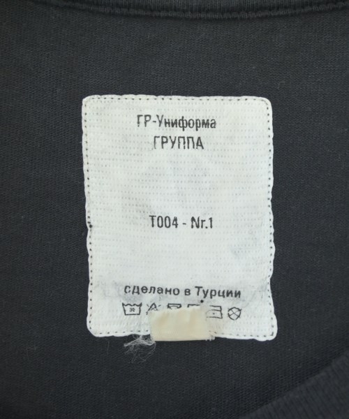 GR-UNIFORMA（ジーアールユニフォーマ）Tシャツ・カットソー 黒 サイズ:L メンズ/2200692286098