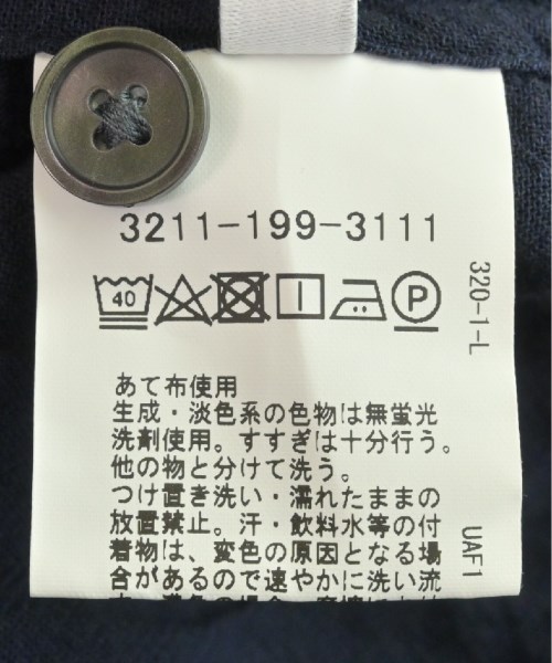 GLR Standard（グリーンレーベルリラクシングスタンダード）カジュアルシャツ 紺 サイズ:S メンズ/2200538612166