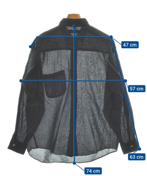 GLR Standard（グリーンレーベルリラクシングスタンダード）カジュアルシャツ 紺 サイズ:S メンズ/2200538612166