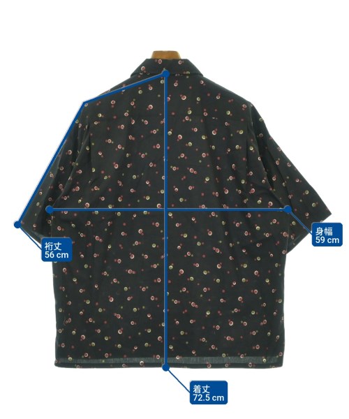 GLR Standard（グリーンレーベルリラクシングスタンダード）カジュアルシャツ 黒 サイズ:L メンズ/2200624976011