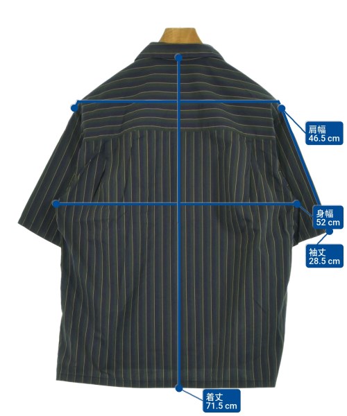 GLR Standard（グリーンレーベルリラクシングスタンダード）カジュアルシャツ 紺 サイズ:M メンズ/2200624976028