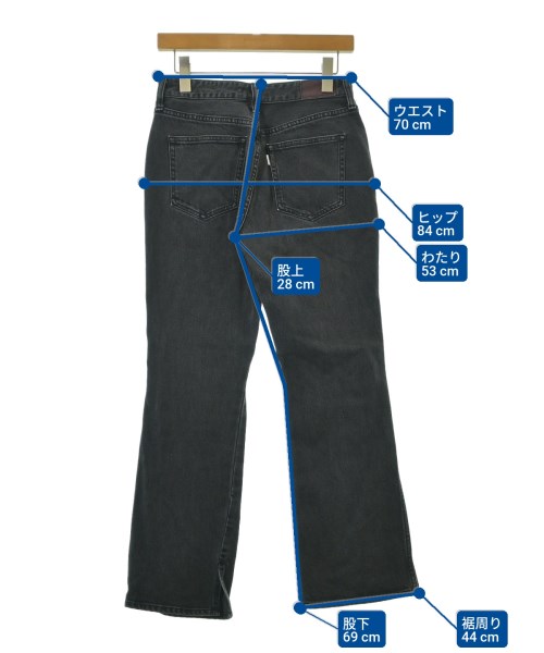 GLR Standard（グリーンレーベルリラクシングスタンダード）デニムパンツ 黒 サイズ:38(M位) レディース/2200677685021