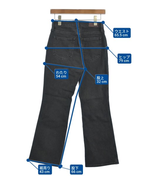 GLR Standard（グリーンレーベルリラクシングスタンダード）デニムパンツ 黒 サイズ:SH(S位) レディース/2200685409022