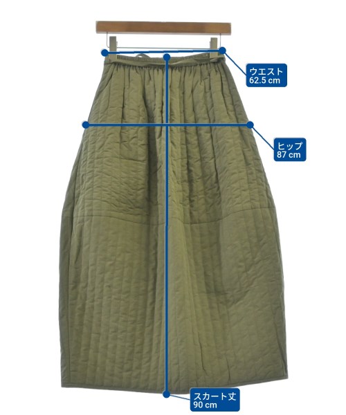 y/m（イム）ロング・マキシ丈スカート カーキ サイズ:36(S位) レディース/2200645196047