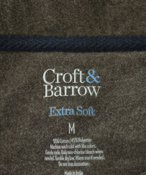 CROFT&BARROW（クロフトアンドバロー）スウェット 茶 サイズ:M メンズ/2200539353297