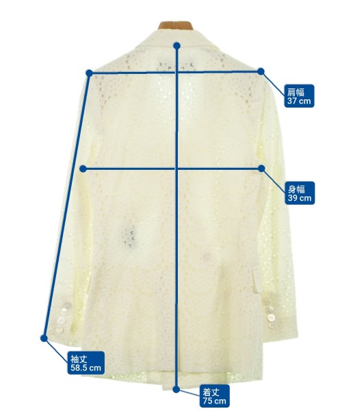 Cabana（カバナ）カジュアルジャケット 白 サイズ:36(S位) レディース/2200626204037