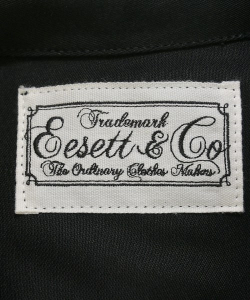 EESETT&Co（イーセットアンドコー）デニムジャケット 黒 サイズ:34(XS位) メンズ/2200615461069