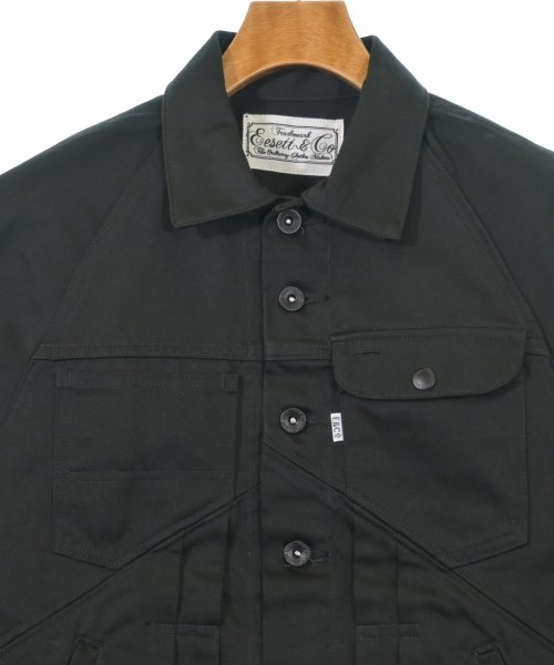 EESETT&Co（イーセットアンドコー）デニムジャケット 黒 サイズ:34(XS位) メンズ/2200615461069