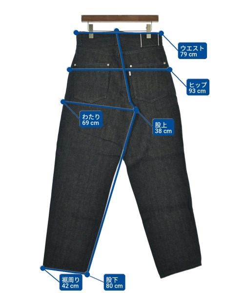 EESETT&Co（イーセットアンドコー）デニムパンツ 黒 サイズ:32(L位) メンズ/2200736851053