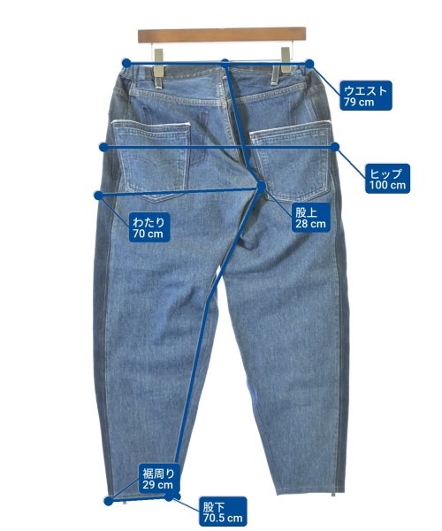 EESETT&Co（イーセットアンドコー）デニムパンツ 紺 サイズ:-(S位) メンズ/2200683254105