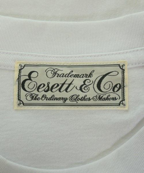 EESETT&Co（イーセットアンドコー）Tシャツ・カットソー 白 サイズ:M メンズ/2200681405530