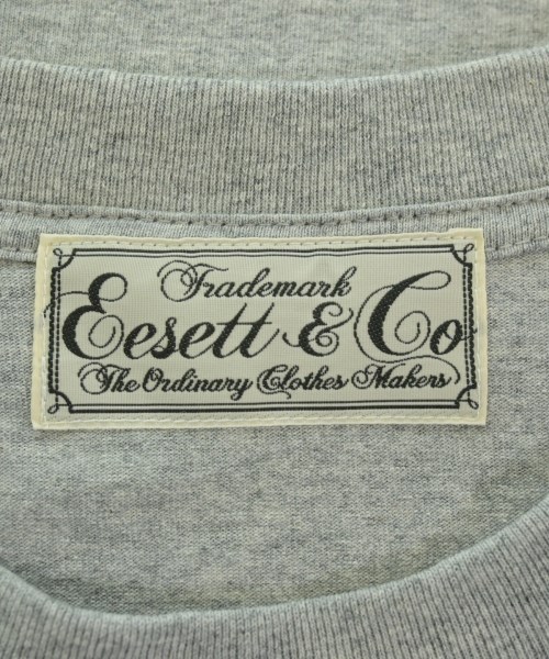 EESETT&Co（イーセットアンドコー）Tシャツ・カットソー グレー サイズ:46(M位) メンズ/2200681405547