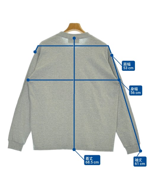 EESETT&Co（イーセットアンドコー）Tシャツ・カットソー グレー サイズ:46(M位) メンズ/2200681405547