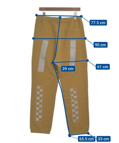 BlackWeirdos（ブラックウィドー）スウェットパンツ 黄 サイズ:L メンズ/2200502656028