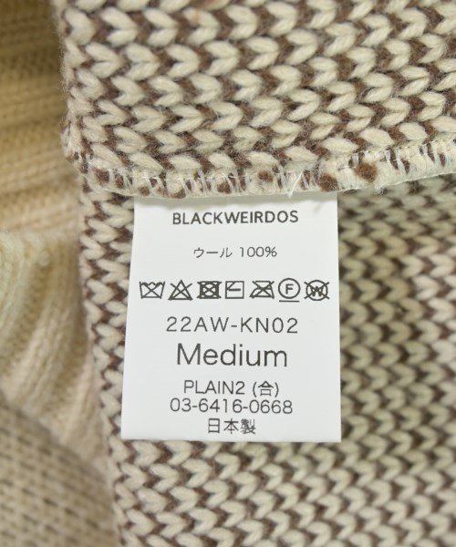 BlackWeirdos（ブラックウィドー）ニット・セーター ベージュ サイズ:M メンズ/2200710985095