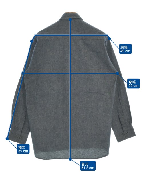 AVANT GARDE（アヴァンギャルド）カジュアルシャツ 紺 サイズ:LL メンズ/2200645001112