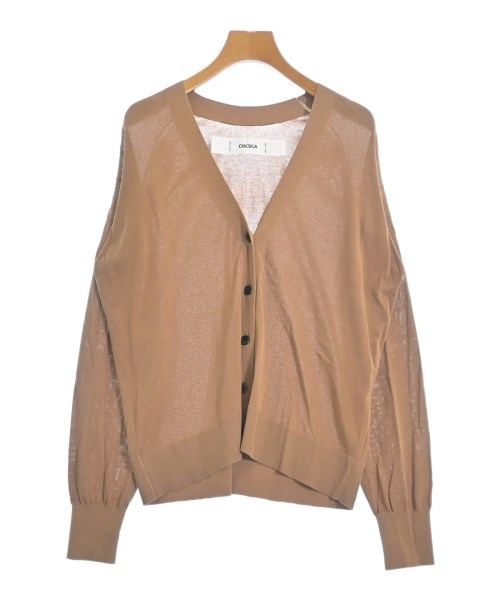 COCUCA(コキュカ)カーディガン 茶 サイズ:F/2200640329020