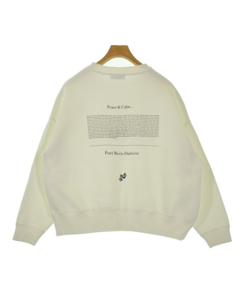 POET MEETS DUBWISE（ポエトミーツダブワイズ）スウェット 白 サイズ:F メンズ/2200626754037