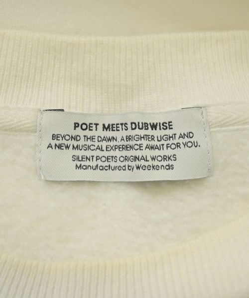 POET MEETS DUBWISE（ポエトミーツダブワイズ）スウェット 白 サイズ:F メンズ/2200626754037
